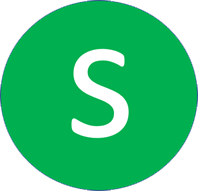 S with a green circle around it